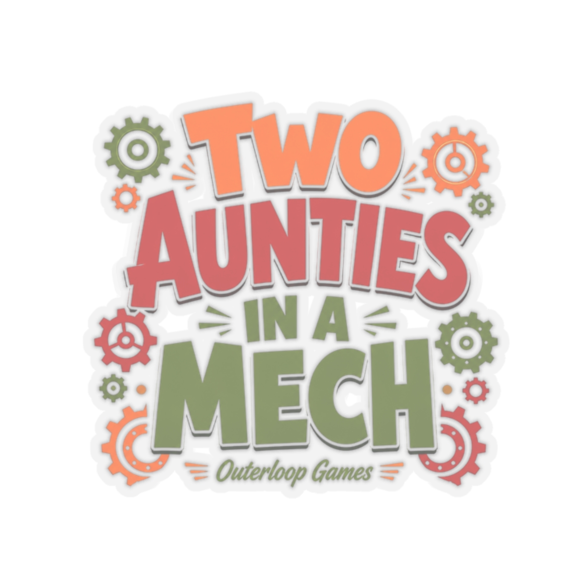 Dosa Divas "Two Aunties in a Mech" Sticker