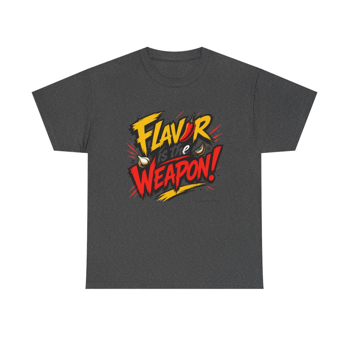 Dosa Divas "Flavor is the Weapon!" Unisex Tee - alternate angle 2, merchandise