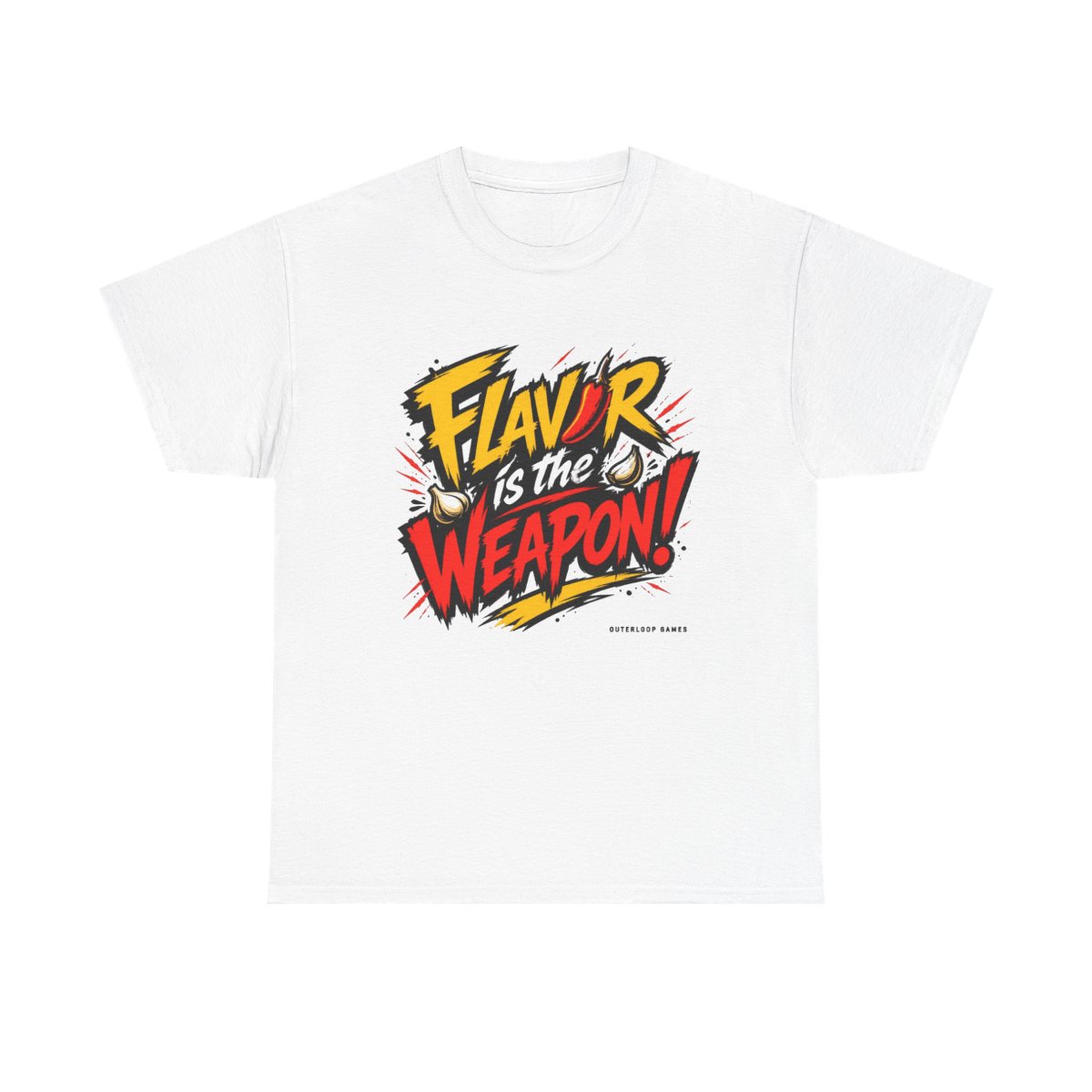 Dosa Divas "Flavor is the Weapon!" Unisex Tee - alternate angle 3, merchandise