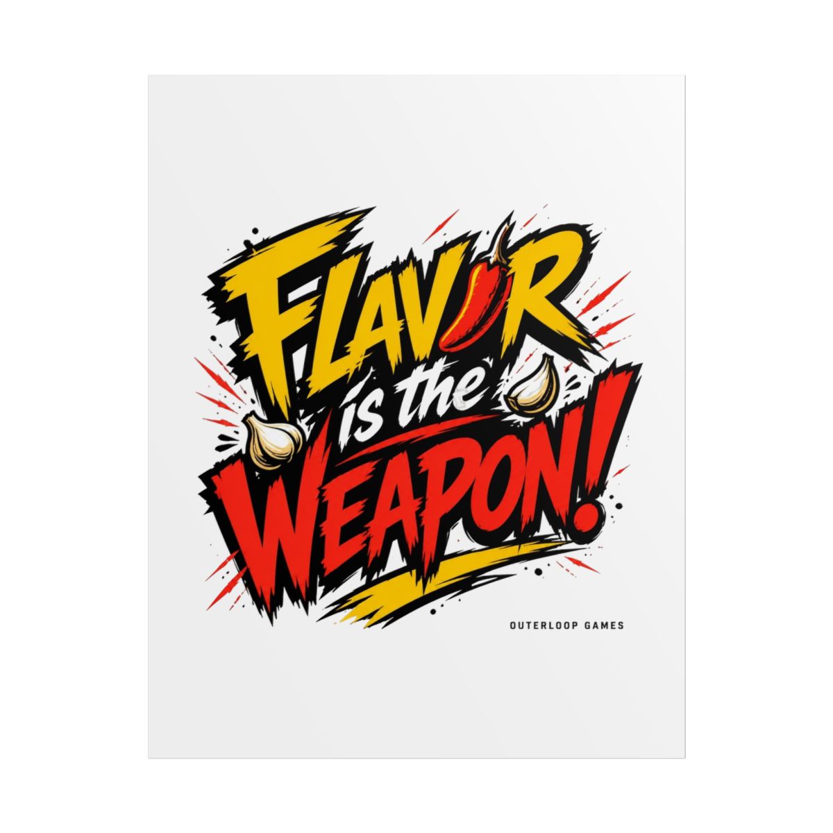 Dosa Divas "Flavor is the Weapon!" Poster - alternate angle 1, merchandise