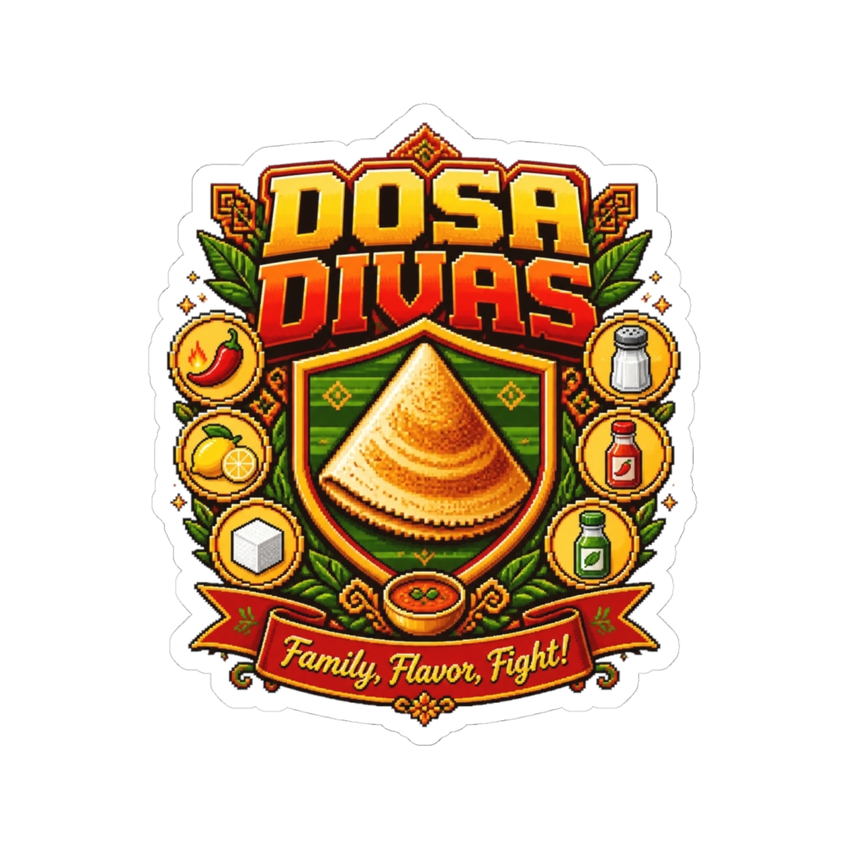 Dosa Divas "Dosa Divas" Sticker