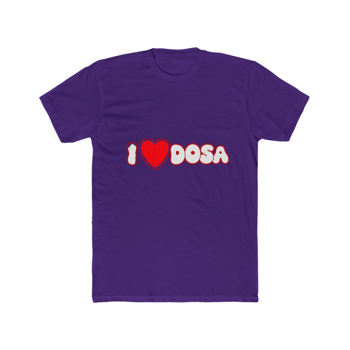 I love Dosa T Shirt | Dosa Divas - alternate angle 2, merchandise