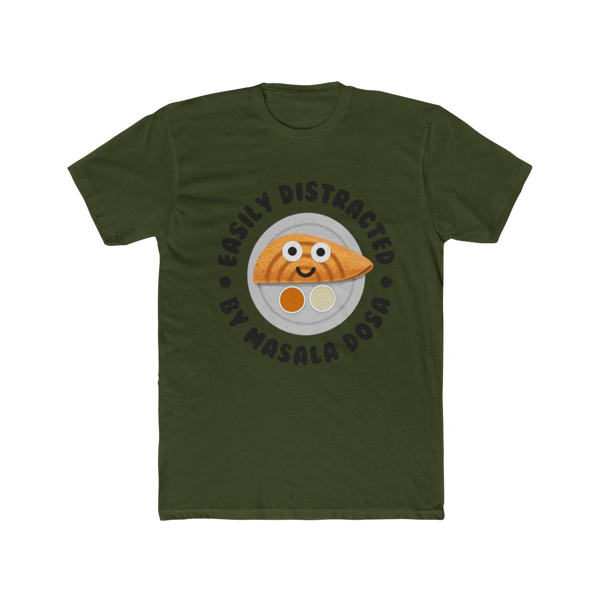 Easily Distracted By Masala Dosa - Indian Masala Dosa T Shirt | Dosa Divas - alternate angle 3, merchandise